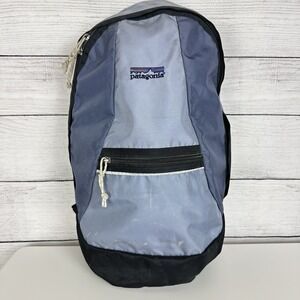 VTG Patagonia Blue / Gray Piquin Backpack Retro 90s Travel Hiking Outdoors Bag